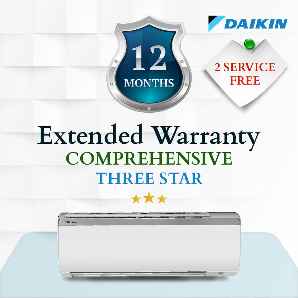 Daikin Comprehensive Warranty - upto Three Star