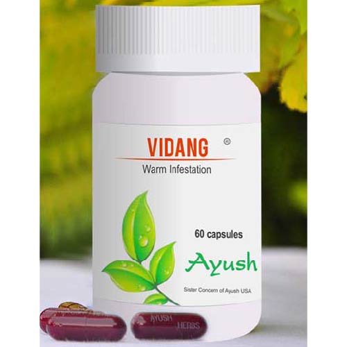 Ayush Herbs Vidang Capsules - Parasitic Remedy