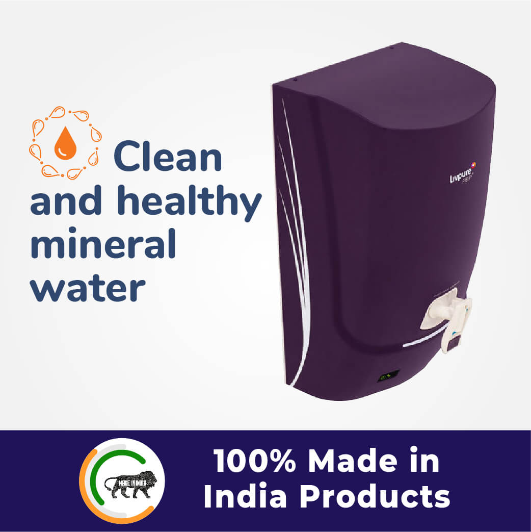 Livpure Pep Plus RO+UV+UF+Taste Enhancer Water Purifier