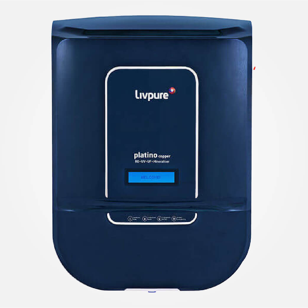 Livpure Platino Copper RO Water Purifier (Blue)