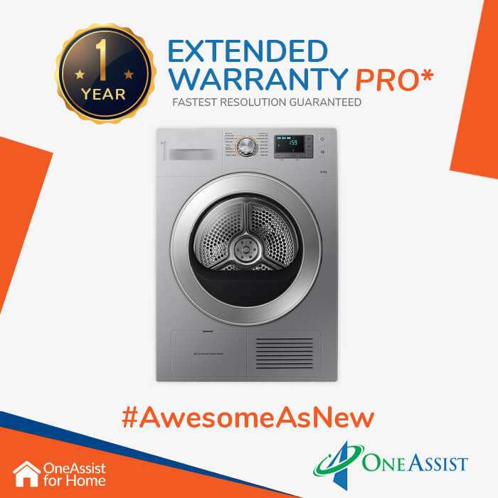 OneAssist One Year Plan (Device Price Range 25001 - 35000) for Dryer