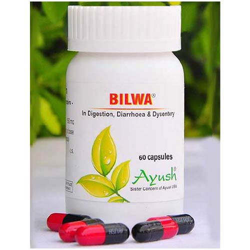 Ayush Herbs Bilwa Capsules - Diarrhoea & Dysentery Support