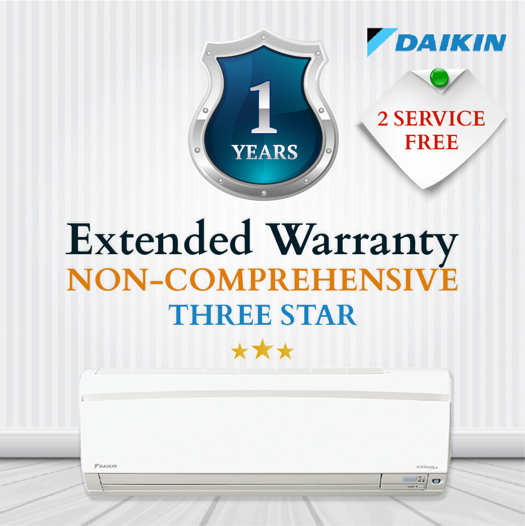 Daikin Non-Comprehensive Warranty - Upto Three Star