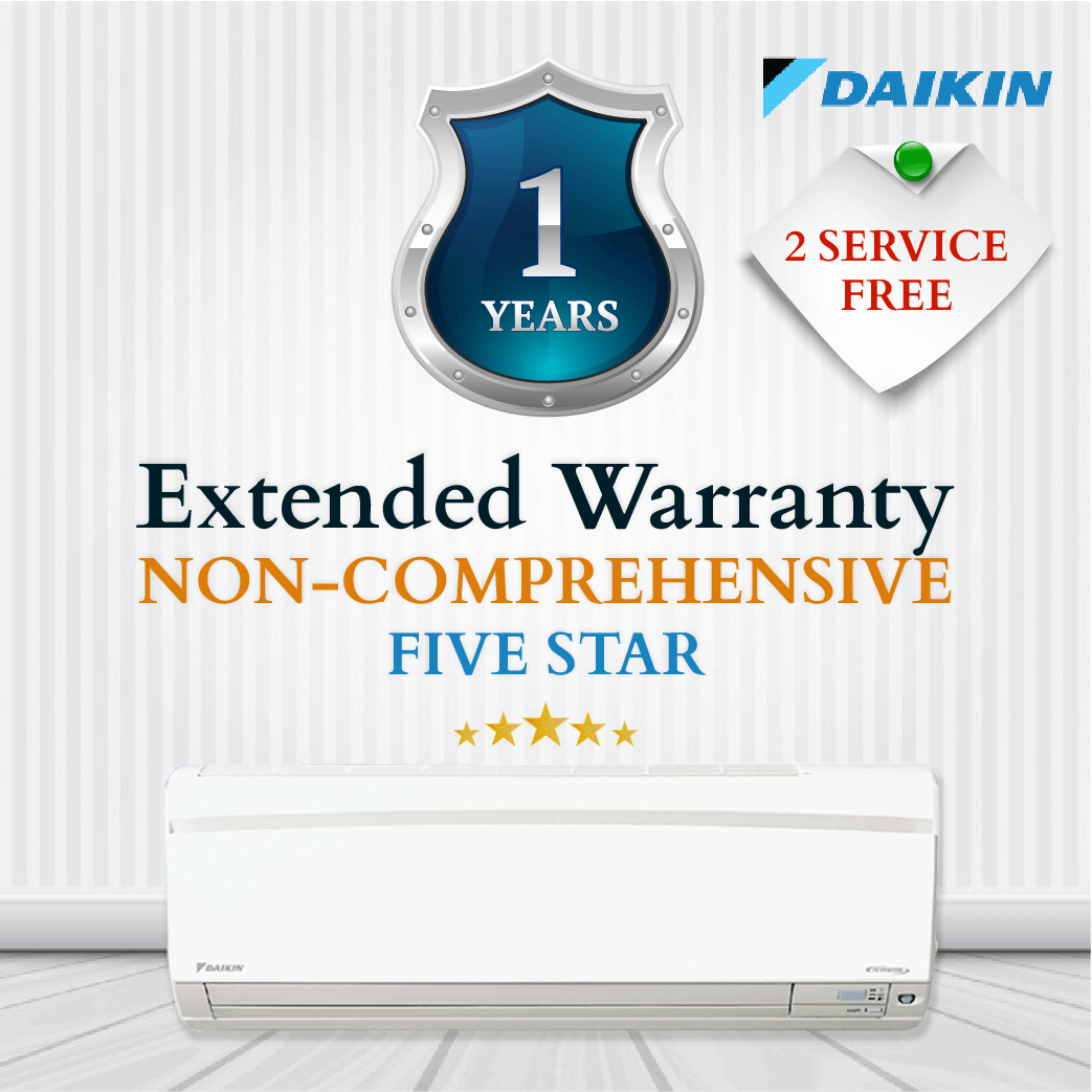 Daikin Non-Comprehensive Warranty - Four Or Five Star