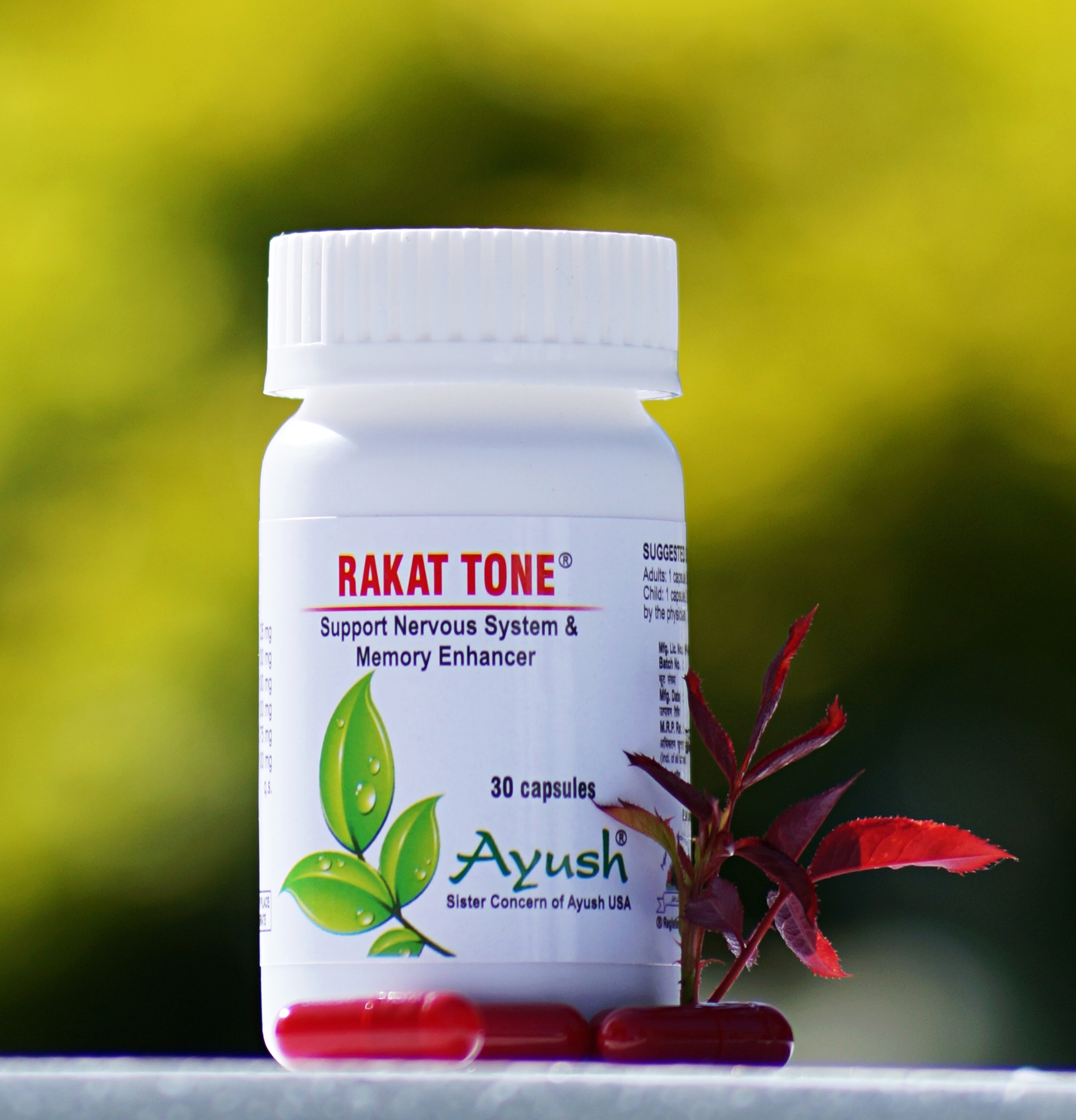 Ayush Herbs Rakat Tone - Memory And Nervous System Support