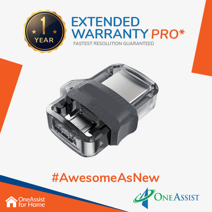 OneAssist One Year Plan (Device Price Range 3001 - 4999) for OTG