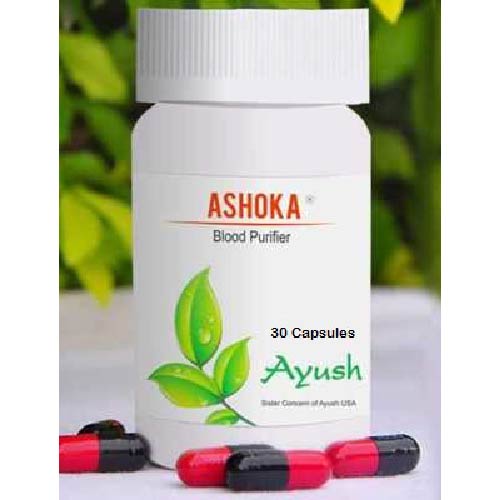 Ayush Herbs Ashoka Capsules - Female Health Support